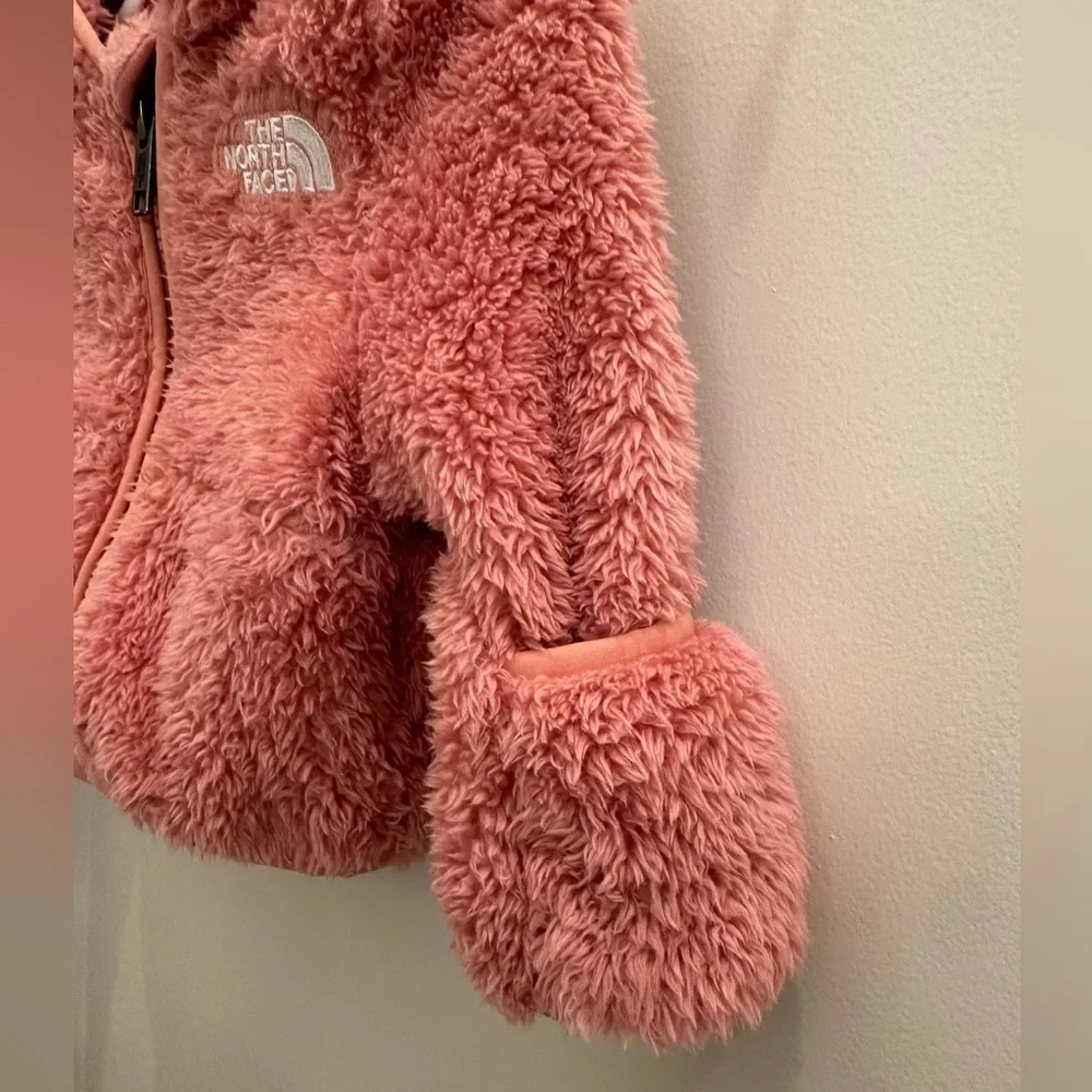 The North Face Baby Bear Full Zip Hooded Coat 0-3M - Picture 4 of 14